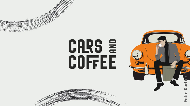 „Cars & Coffee“. Event für Fahrer und Enthusiasten von Old- und Youngtimern.