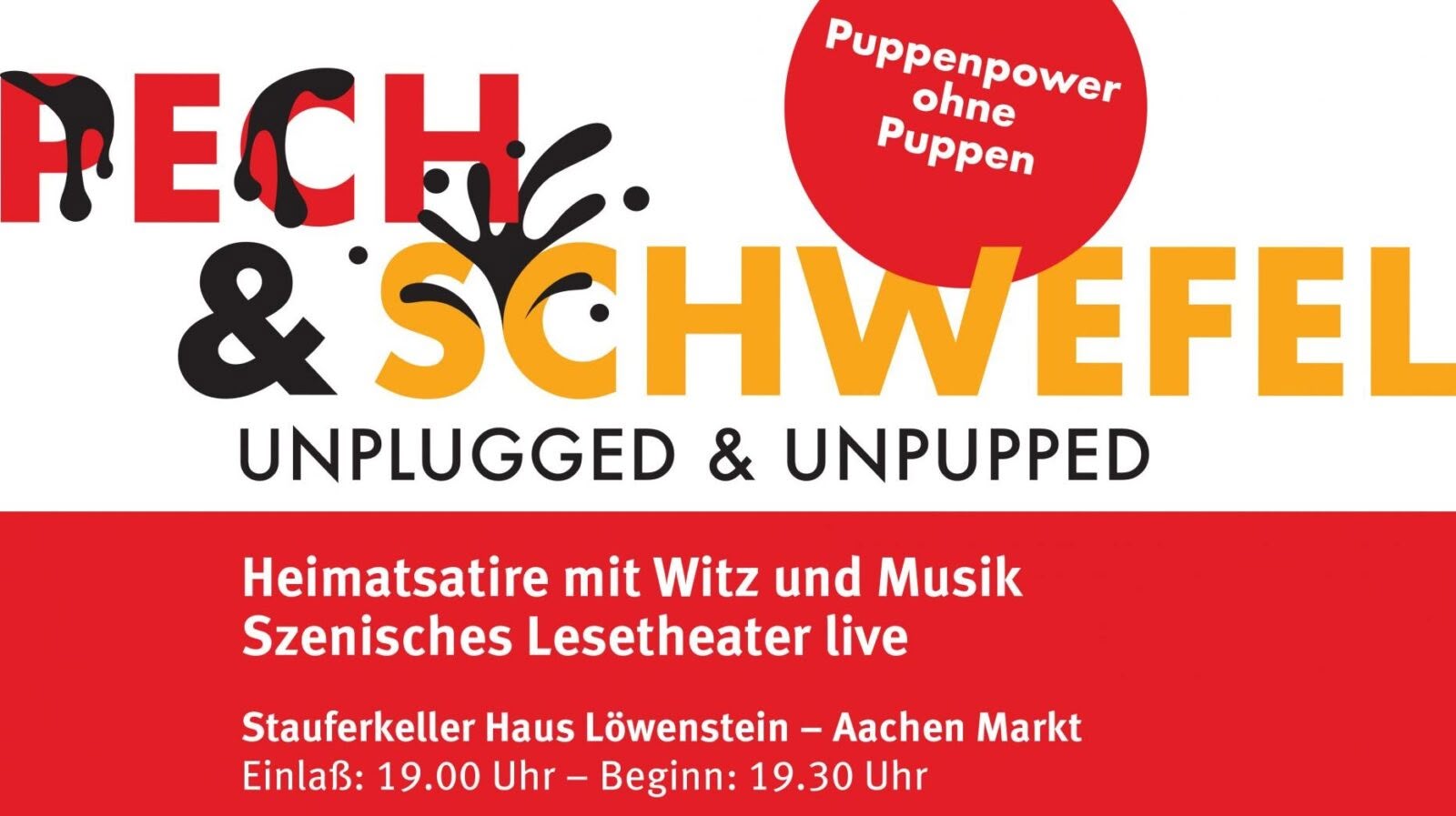 Wendelin Haverkamp. „Pech & Schwefel – Unplugged & Unpupped“.
