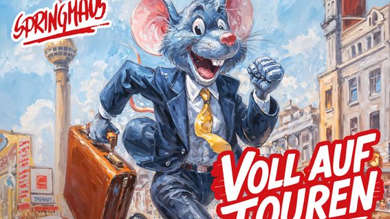 Springmaus Theater. „Mit Vollgas ins pralle Leben“.