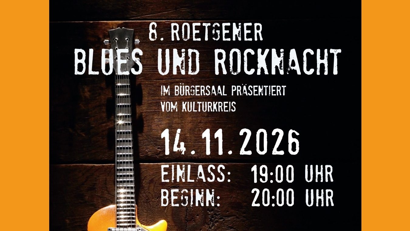 8. Rock- & Bluesnacht.