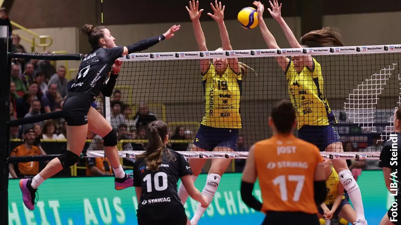 1. Bundesliga Volleyball Damen. „Ladies in Black – Binder Blaubären Flacht“.