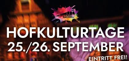 Hofkulturtage.