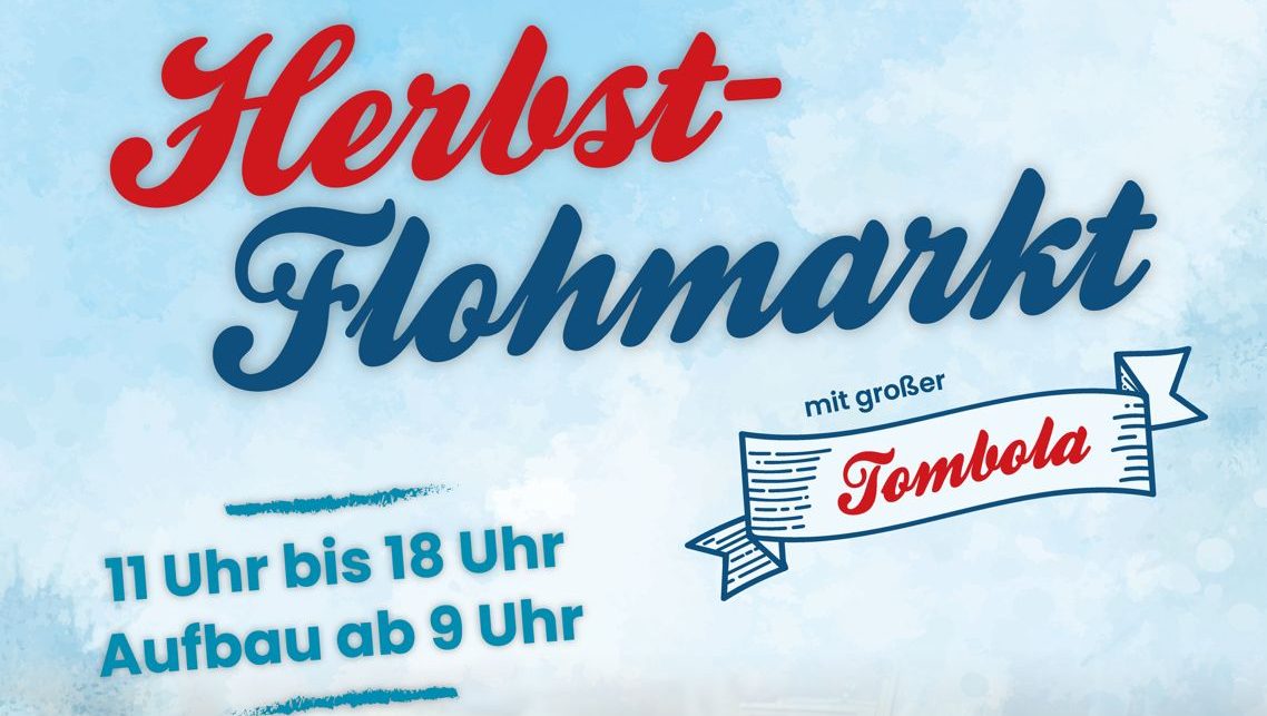 Herbst-Flohmarkt.